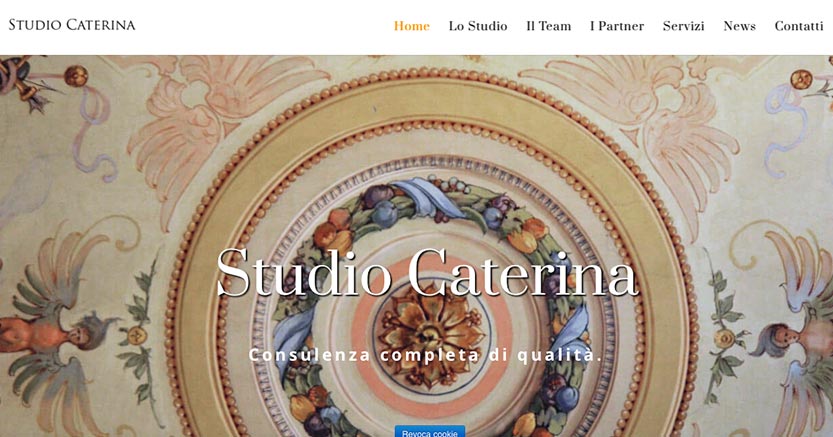 Lo Studio Caterina va online